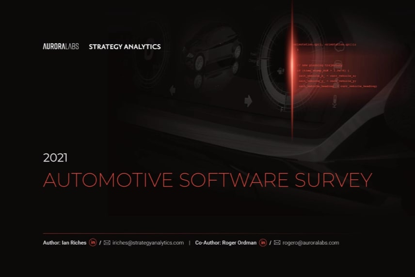 The 2021 Automotive Software Survey Report