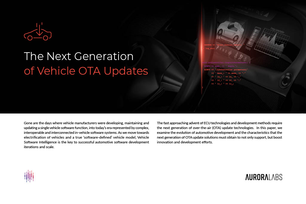 The Next Generation of Vehicle OTA Updates