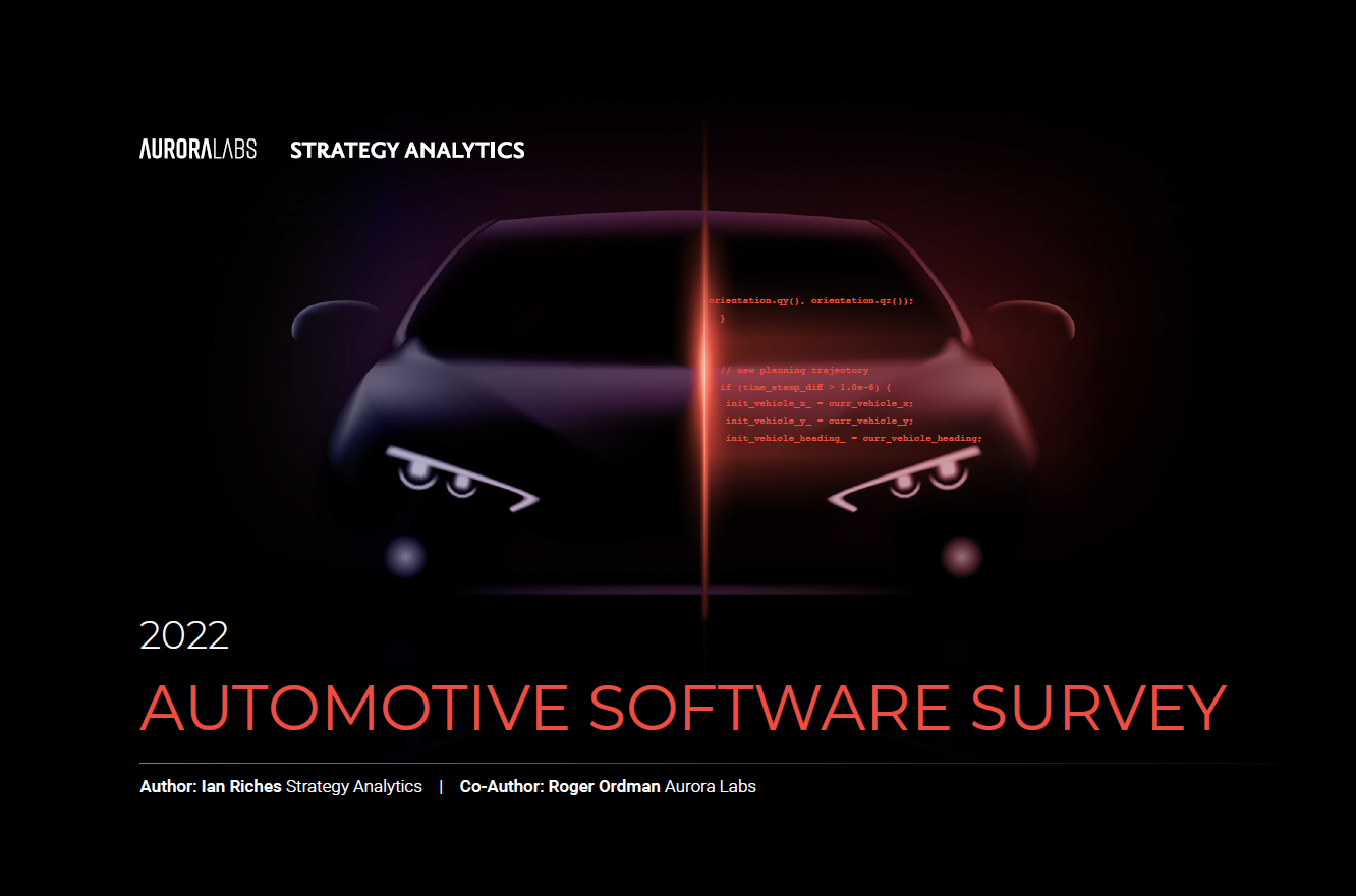 Survey by Strategy Analytics and Aurora Labs shows new revenue streams for OEMs on the rise